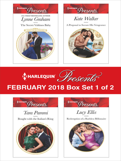 Title details for Harlequin Presents February 2018--Box Set 1 of 2 by Lynne Graham - Wait list